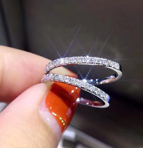 Women's Jewelry Cz Zircon Crystal Band Ring