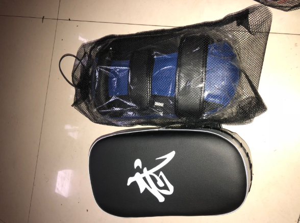 Punching Bag Boxing Pad Sandbag Fitness Taekwondo PU Leather Training Gear Muay Thai Foot Target - Minihomy