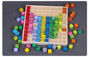 Wooden Montessori Multiplication Table - Minihomy