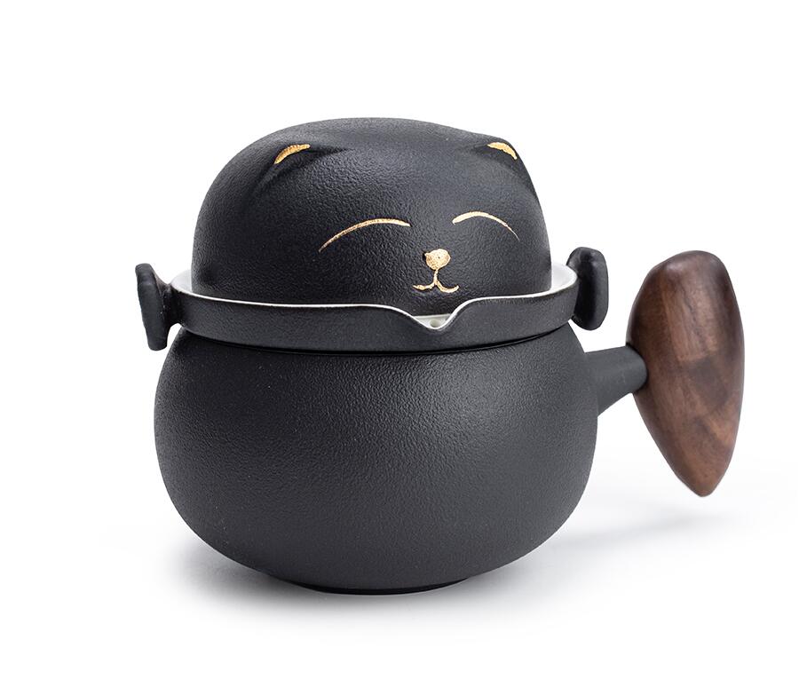 Travel Tea Set  Portable Bag Ceramic Outdoor Teapot