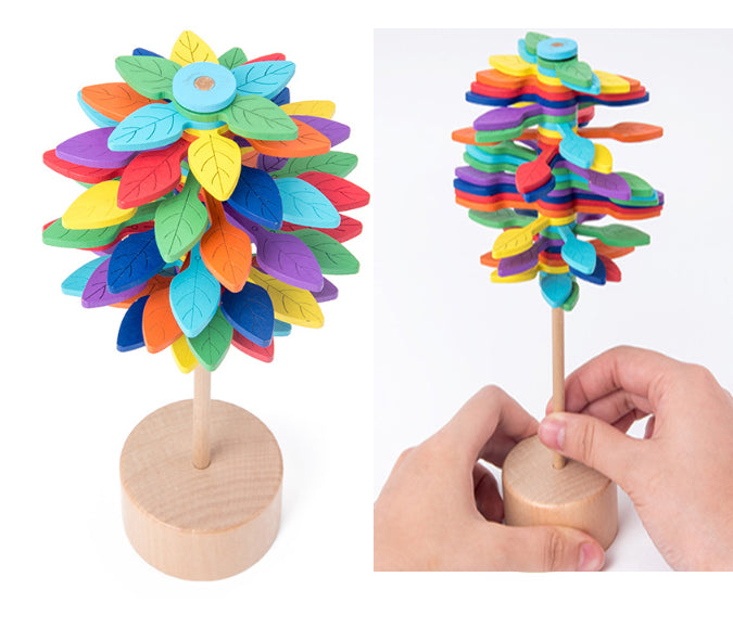 Solid Wooden Rotating Lollipop Fischer Series Creative Ornaments Decompression Toys Decompression Artifact Gyro - Minihomy