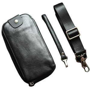 Multifunctional Small Bag Cowhide Waist Single Shoulder Messenger Clutch