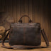 Handmade Imported First Layer Cowhide Men's Casual Business Briefcase