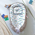 Baby Removable and Washable Bed Crib Portable Crib Travel Bed for Children Infant Kids Cotton Cradle - Minihomy
