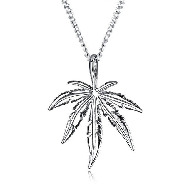 Maple Leaf Necklaces for Men Women Gift Jewelry