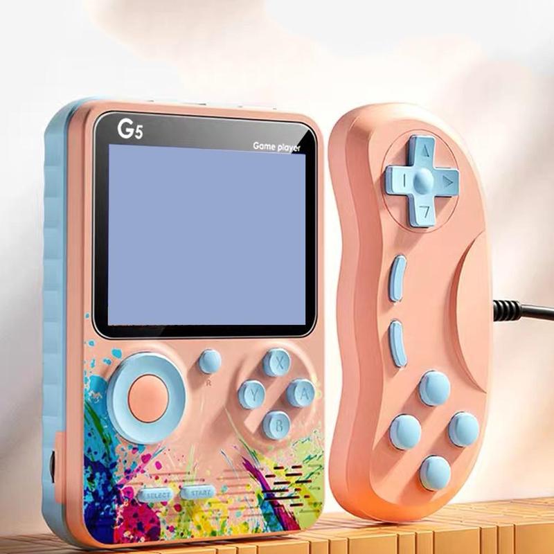 Coolbaby G5 Mini TV Portable Classic Handheld Retro Video Game Console Built-in 500 Game  3.0Inch Players Screen